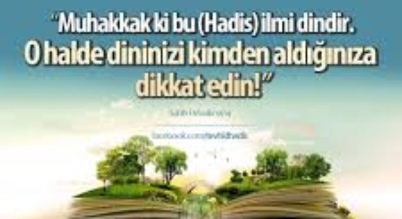 HADİS MUSANNAFLARI ve TASNİFLER